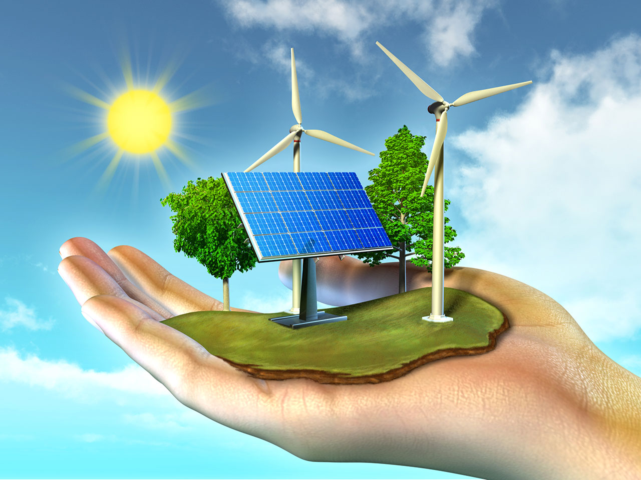 Развитие возобновляемых источников энергии